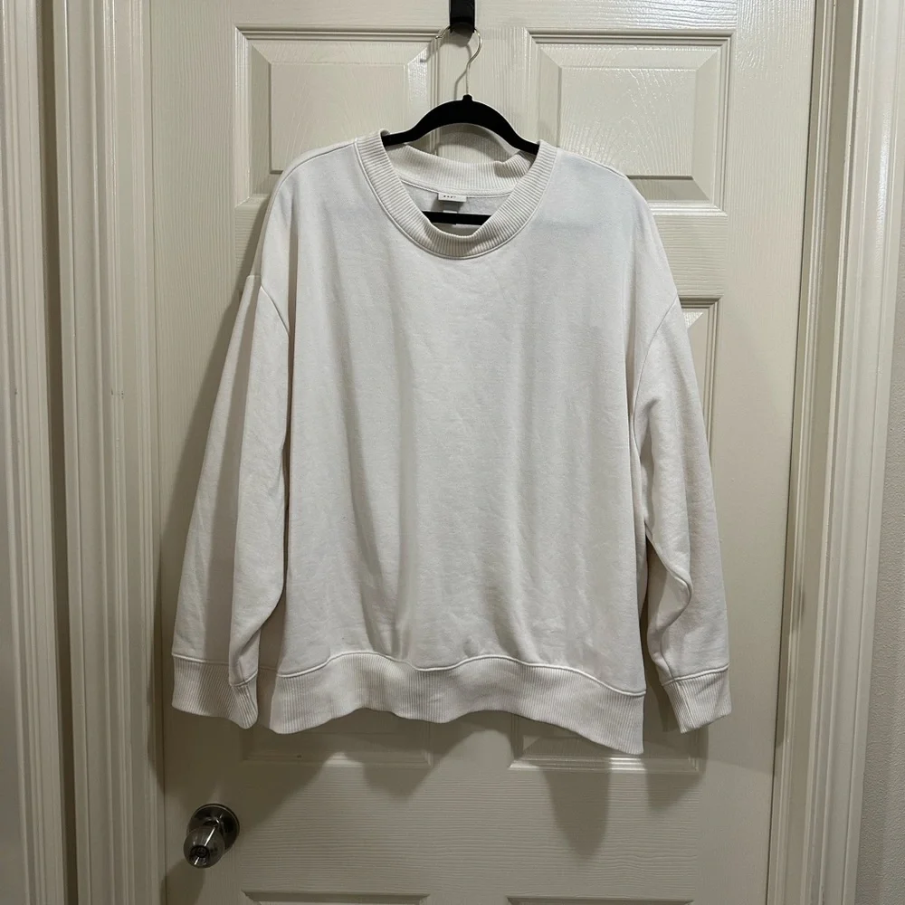 A new day crewneck cream colored sweatshirt size 3X - Picture 1 of 4